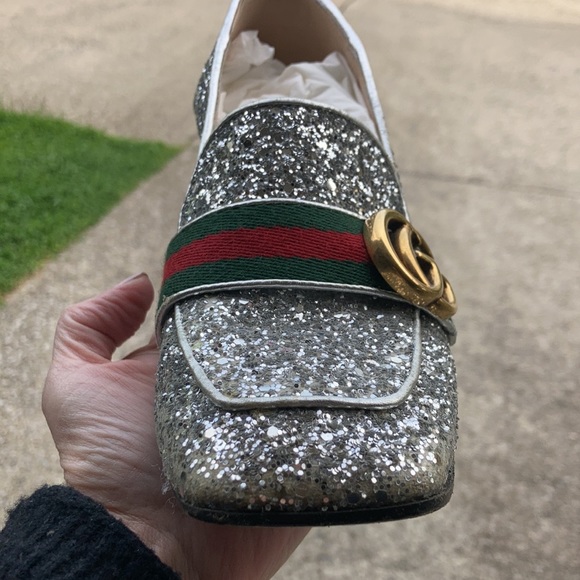 Vintage Gucci collector Glitter Shoes - Picture 8 of 9
